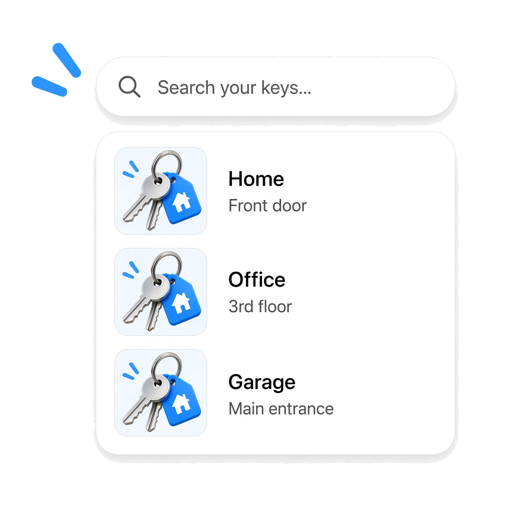 Search results for saved keys